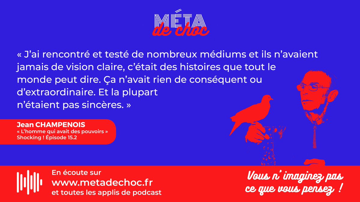 ChocMeta's tweet image. Chaque année et partout dans le monde des médiums, des sourciers, des spirites se soumettent volontairement à une mise à l&apos;épreuve méthodique de leurs “pouvoirs“ (recherche scientifique, organisations sceptiques).
#zététique #medium #sourcier #spiritisme #Ouija #magie 1/2
