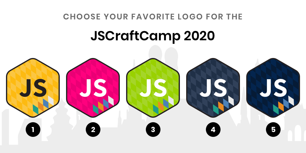 JSCraftCamp's tweet photo. This year again, we want the community to decide the main color for this year's @JSCraftCamp.
Please RT this tweet, to get to the poll, which will follow this tweet.
1/2 https://t.co/FbsEyA3BkC