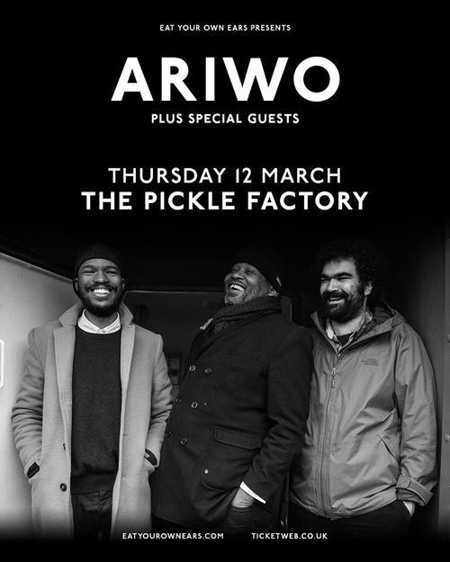 Finding an intersection between electronic and ancestral music as Cuban/Iranian trio Ariwo play The Pickle Factory on 12 March, following the release of their new album, 'Quasi', earlier this year. Tickets → bit.ly/2wbvqx0