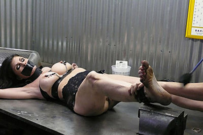 Just posted in C4S "Cold as Steel".  A BDSM clip where my bare feet get caned & flogged while I'm taped