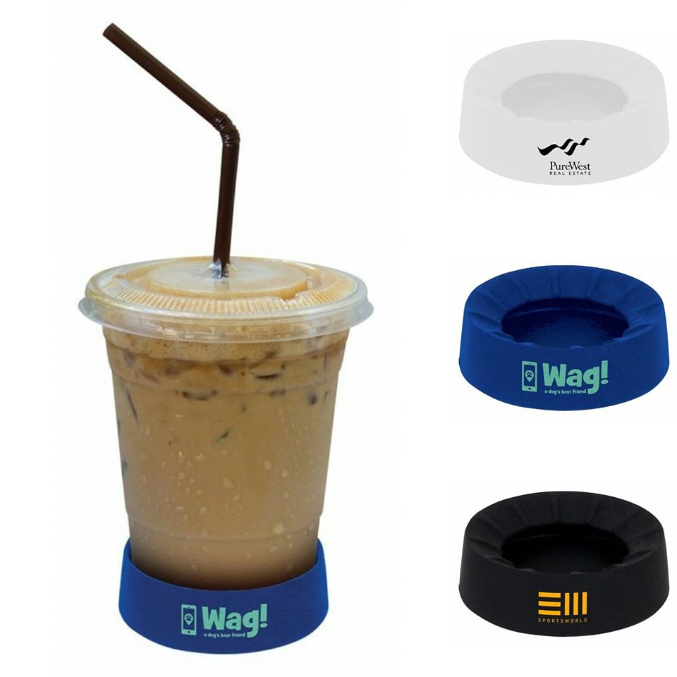 corporateimge's tweet photo. We are in love with the new Barnacle Coaster! It's an attachable mobile coaster that is convenient, reusable, &amp; actually keeps you and your surfaces dry. One size fits most bottles, cups, and glasses. Talk to us about the Barnacle Coaster for your next green campaign. https://t.co/Lvf53lqaD4