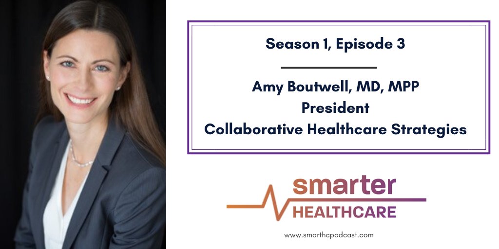 SmartHCPodcast's tweet photo. Episode 3 is available! In this episode, @ksucich talks to Amy Boutwell about strategies hospitals can use to reduce #readmissions. Listen at https://t.co/Cm5hQRCk0z or find us on your favorite #podcast app! If you like what you hear, please subscribe, rate &amp; review. #healthcare https://t.co/zy2EOA237s