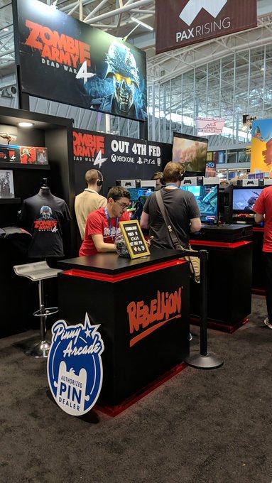 #PAXEast #zombiearmy https://t.co/DvFYlERPk2<a href="/tag/paxeast"class="tags">#PAXEast</a><a href="/tag/zombiearmy"class="tags">#zombiearmy</a>