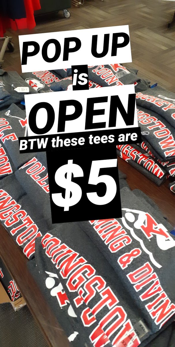 Get ready for #ydayfriday with some good deals! Stop by our pop up shop in Kilcawley today. We're here 11am-2pm!