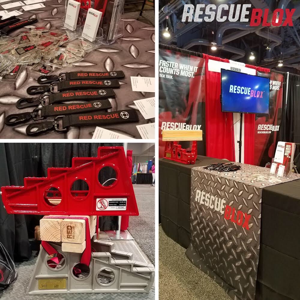 RescueBlox's tweet photo. It’s the last day of #FHWorld20 but not too late to see RescueBlox at booth 1339! RescueBlox. Better step chocks. 
#firehouseworld2020 #firehouseworld #firehouse #firefighters #firedepartment https://t.co/TRqWrZ9uKo