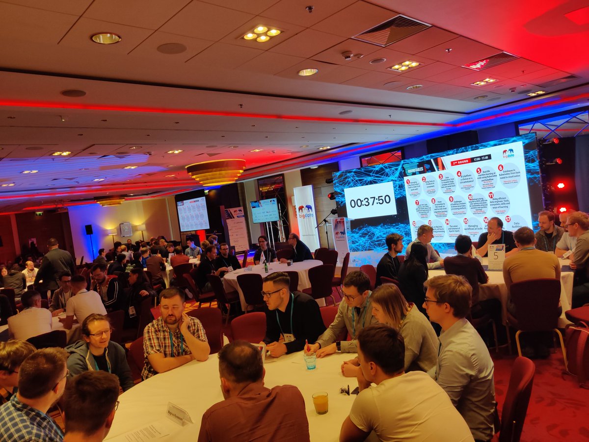 chatzinikolis's tweet image. Roundtable sessions #bigDataTech