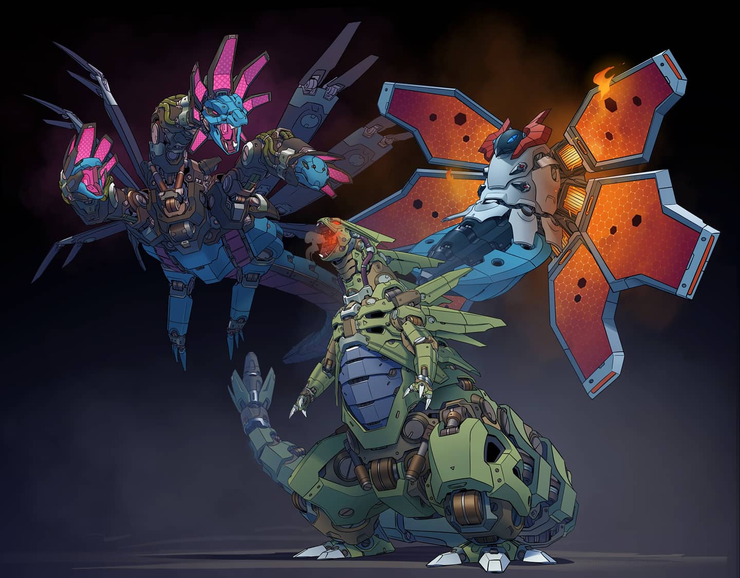 Guillem Ferrer on Twitter: "The kaiju trio! #tyranitar #volcarona  #hydreigon If you want to get a print check my print store!  https://t.co/oOSnPKe9qQ . . #pokemon #mech #godzilla #ghidorah #mothra  https://t.co/i8klO3xqRp" / Twitter