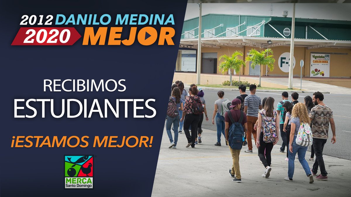 MercaStoDgoRD's tweet photo. Recibimos estudiantes de nivel primario, secundario y universitarios, quienes nos visitan, recabando informaciones relativas al proceso de comercialización llevado a cabo en este moderno centro de negocios. #Danilo27F https://t.co/FDcEeQeOih
