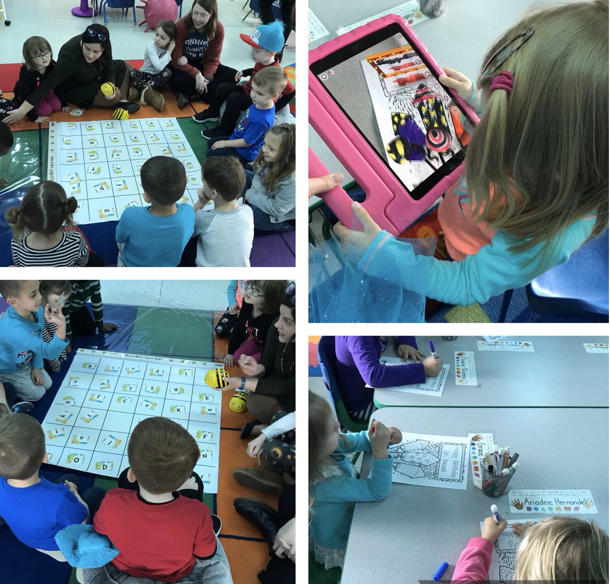 Pre-K is using <a href="/quivervision/">QuiverVision</a> and #beebots to celebrate #JCSDLD2020 <a href="/Cherokee_JCS/">Cherokee Elementary</a> <a href="/Mills_PreK/">Hadessah Mills</a>