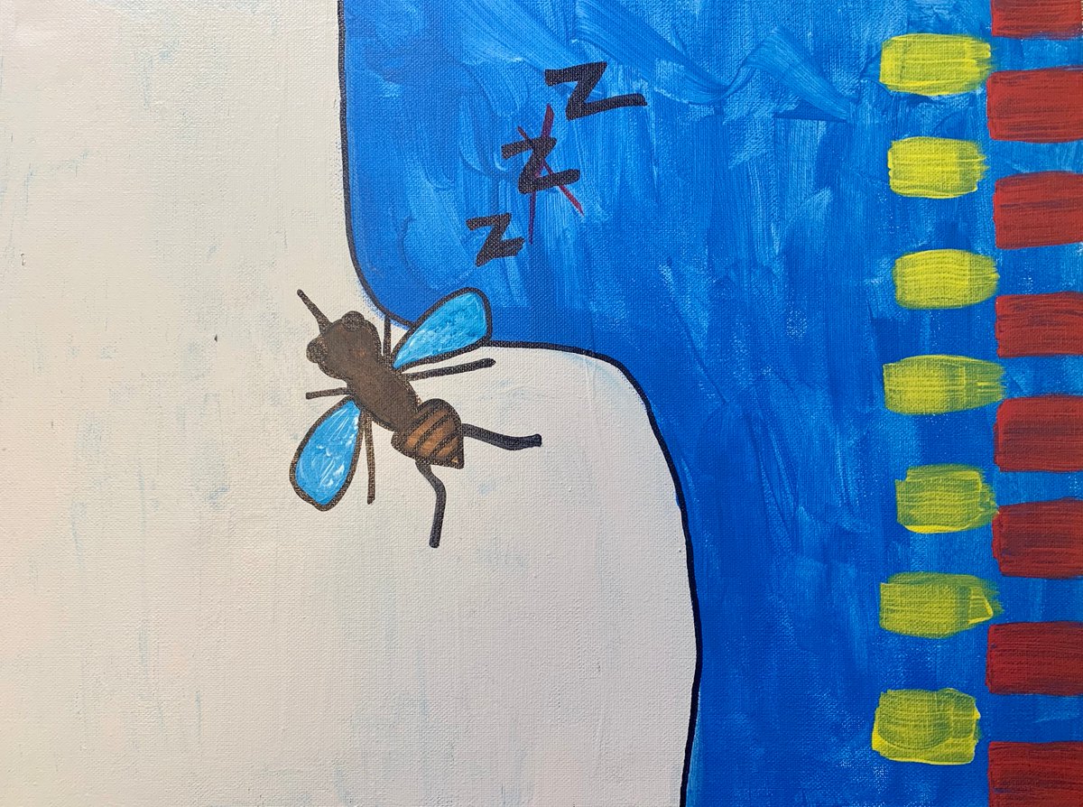 Ale's art piece was inspired by a mosquito-borne disease. Can you guess which one? #HarveyPRIDE <a href="/HarveySchoolNY/">The Harvey School</a>