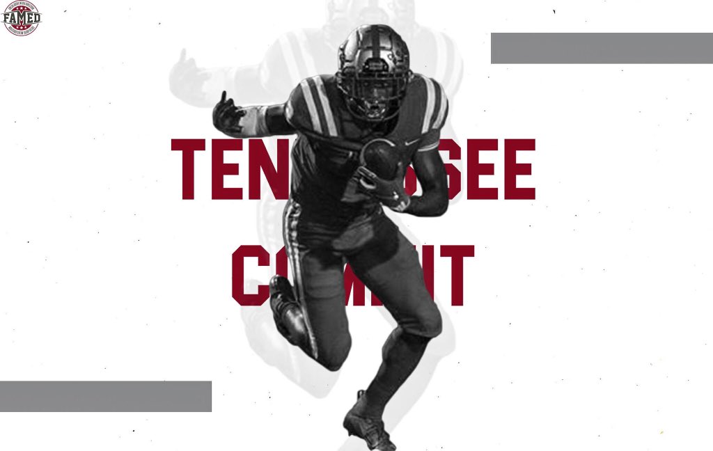 FAMED_Media's tweet photo. Tennessee Commit. Our newest FAMED Athlete Elijah Howardโs highlight tape is set to drop March 2020 @e_izzy03 . #FAMED #Highlight #D1 #TennesseeCommit #Baylor #Football https://t.co/mjSInec0wT