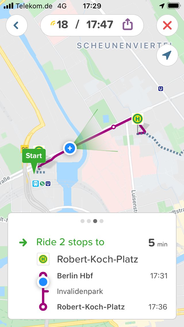 borkdude's tweet image. CityMapper is a good app to get around Berlin with #clojured