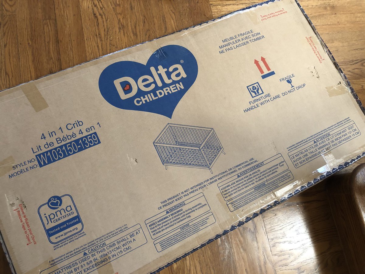 Patricia Cartes To The Mystery Sender Of A Crib Thank You This Is So Generous Can We Take You Out To Dinner To Thank You