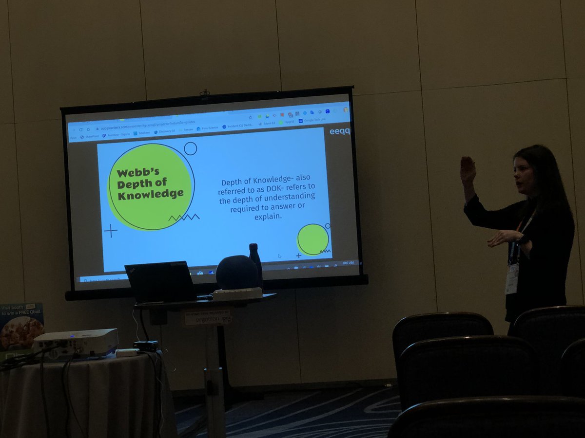 StefaniePitzer's tweet photo. A HUGE shoutout to @MsWlezien @j_boggs14 @MsDualLanguage @ITSmatkowski @JenniferJensen_ for their session this morning on DOK➡️ Making Evaluation & Feedback a Slam Dunk! 🤯👏🏻 I learned a TON & the gears are spinning for future PD for #323learns 🙌🏻 #IDEAcon #IDEACon2020 #Pitzer4a https://t.co/wpparVmAqj
