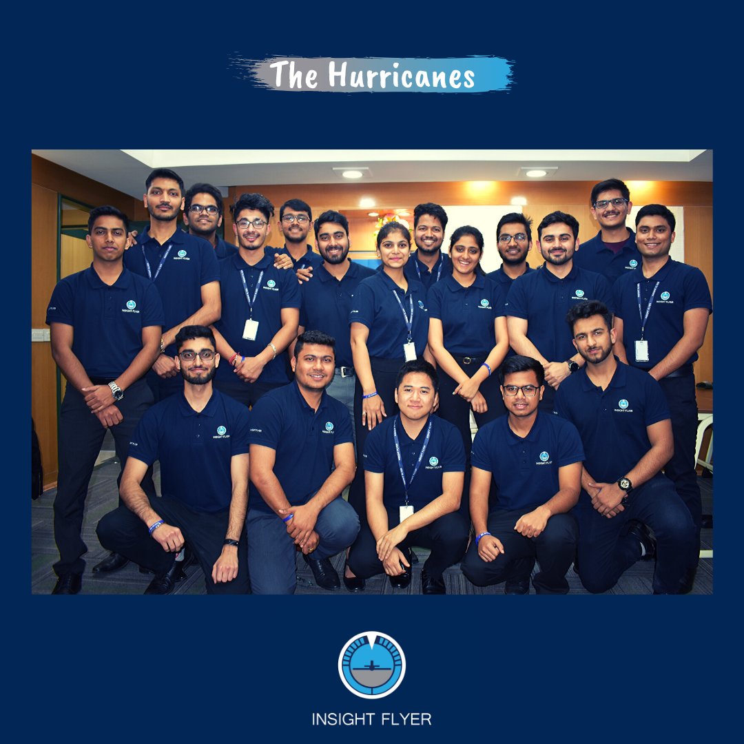 insightflyer's tweet photo. Meet the Hurricanes: if they're anything like the iconic #WorldWarII fighter aircraft after which their batch has been named, these Insight Flyers will emerge victorious! 
#avgeek #aviation #students #hurricanes #hawkerhurricane #insightflyer #indigocadetpilotprogram https://t.co/3WgTVSg7oS