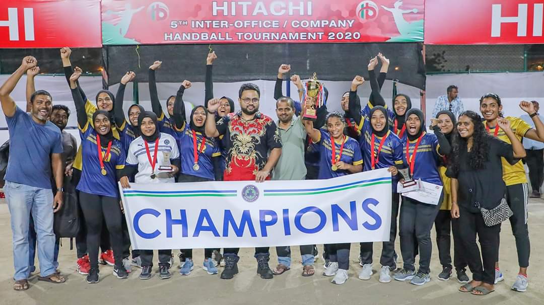 hanafymv's tweet photo. Congratulations Team @ImmigrationMV for winning the Inter Office Handball Cup for the 5th time in a row. πππ
#Weareimmigration
#TeamImmigration https://t.co/WCig74enYw