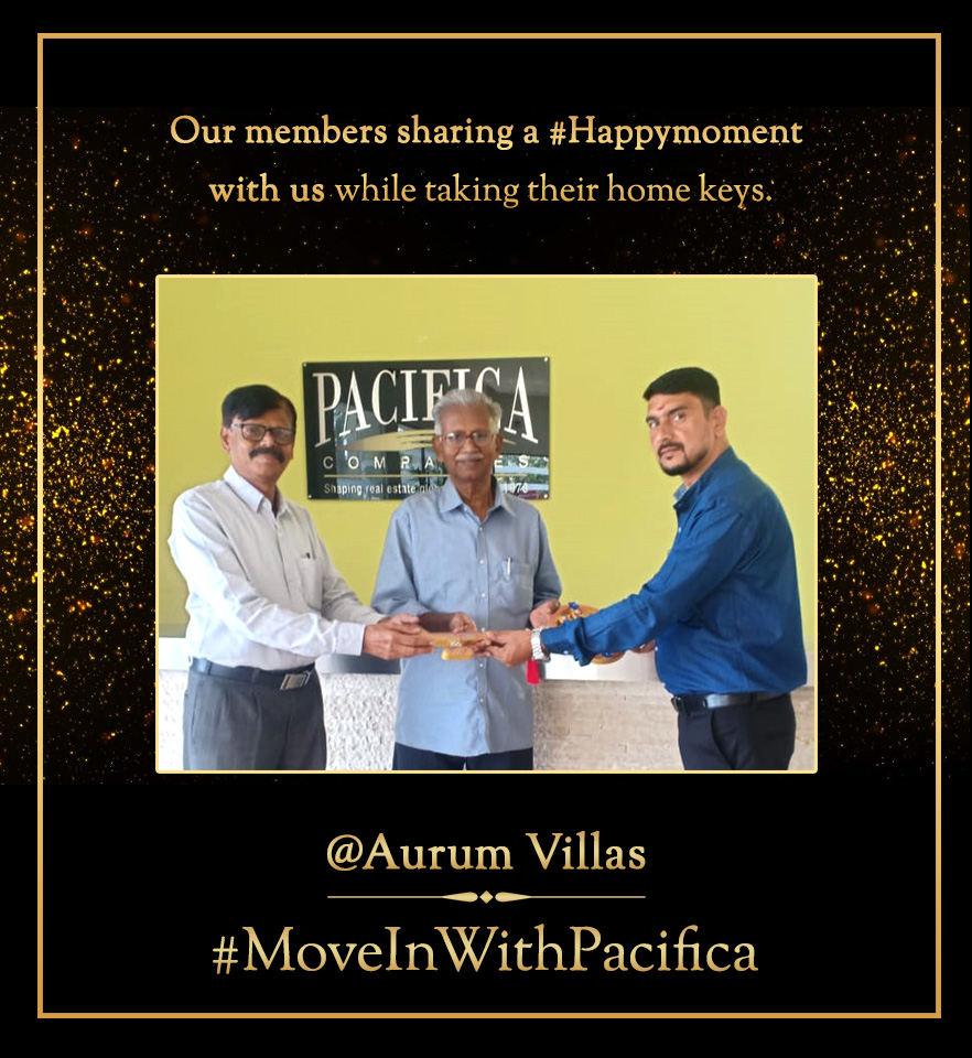 PacificaIndia's tweet photo. #MoveInWithPacifica |Our member sharing a #HappyMoment with us while taking their home keys at Aurum by Pacifica #Chennai Learn more about the project https://t.co/Du3QSLY2f8 #ReadyPossessionHomes https://t.co/1EG7kXpoRO