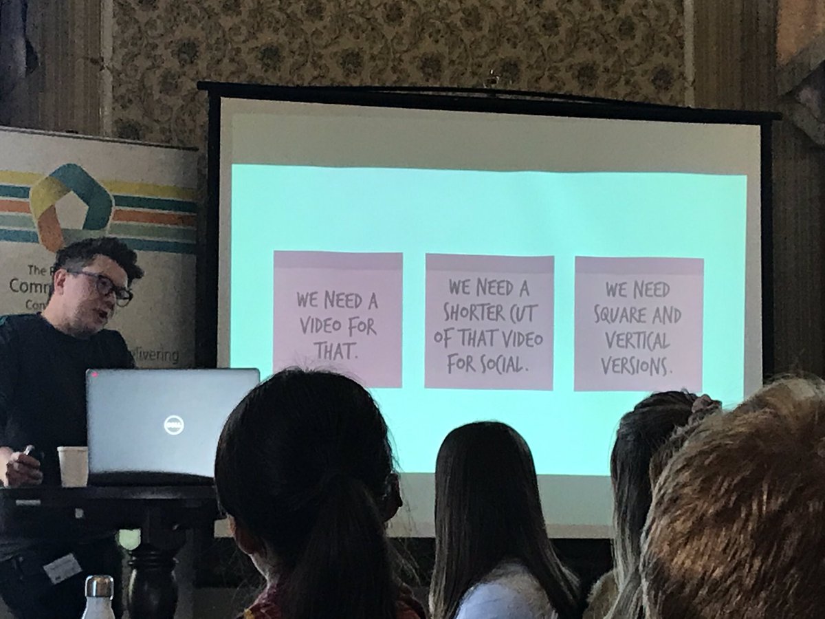 BethComms's tweet image. Honest convo from @_atwist from @sheffielduni at today’s @SummitComms social media conference about video return on investment and what the stats really show #PublicSectorComms