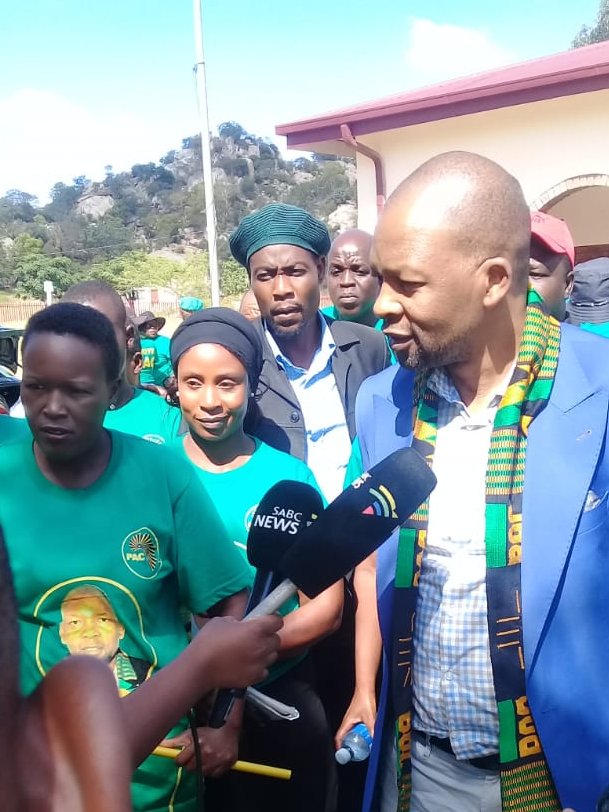 #PAC president  Narius Moloto today at eastern cape province with pan Africans #izwe lethu #i africa