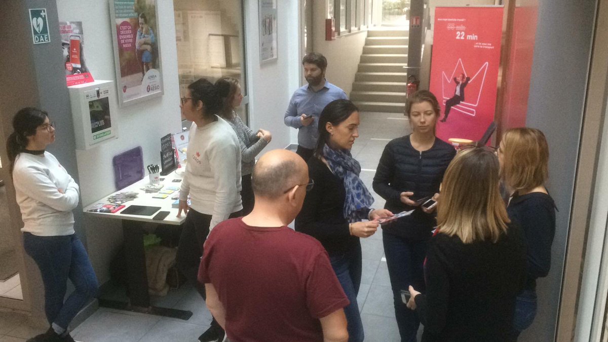 SandrineAvon's tweet photo. [#Mobilité] Ce midi présentation de l’appli @Karos_fr aux collaborateurs @ADREAmutuelle @GroupeAesio de @VilledeGrenoble pour une mobilité #durable via le #covoiturage et en lien avec @SMMAG__officiel. Une initiative 👍🏻de complémentarité entre entreprises et territoires. https://t.co/kwVRgXZDqv