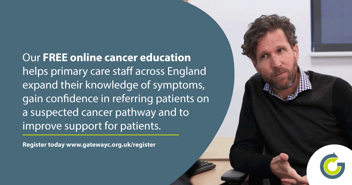 GatewayC_'s tweet photo. Pleased to be highlighted in the @NHSEngland ‘Cancer Programme Quarterly Report’ 👉https://t.co/XPLKU3fZe8 

Our #cancereducation includes a range of courses on different cancer types developed by GPs, specialists and people affected by cancer. 
👉https://t.co/63Y0IHInKu https://t.co/d6wO4Jpn3R