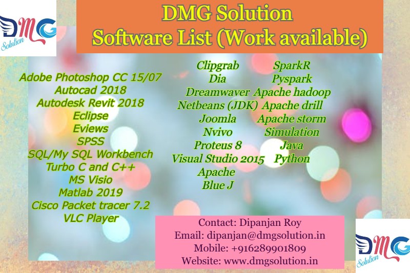 Dipanja97913094's tweet image. DMG Solution provides assignment help in all fields and specialises in technical projects. We deliver quality work within the deadline along with plagiarism report.
Contact us : dipanjan@dmgsolution.in
Phone: +91 6289901809
#DMGSOLUTION,#ASSIGNMENTHELP,#HOMEWORKHELP ,