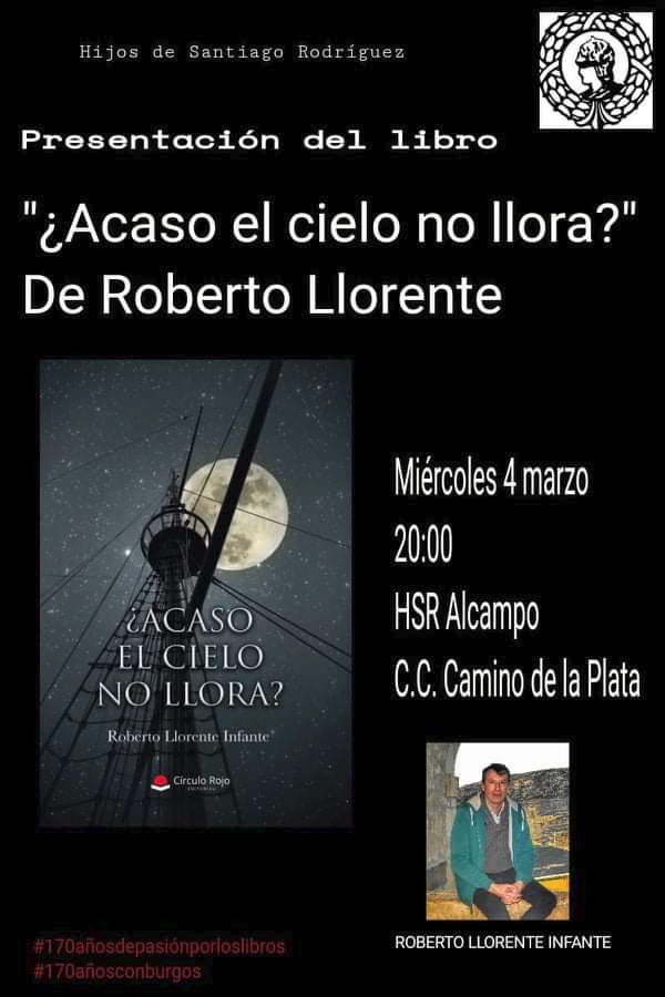 ¡ Vuelve Roberto Llorente Infante! Después del éxito de sus últimas novelas, el escritor burgalés regresa al siglo XV para narrarnos las aventuras de Ximeno de Briviesca
La presentación tendrá lugar el 4 de Marzo a las 20:00 en la librería  del C.C. Camino de la Plata.