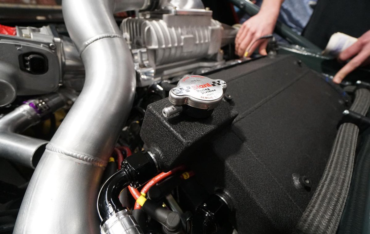 retropowercars's tweet image. The Stratos has been the focus of frenzied attention these last two weeks, and the upshot is we’re pleased to report that the end is in sight - the end of its supercharger/chargecooler installation at any rate! #retropower #retropowercars #restomod #lanciastratos #supercharged