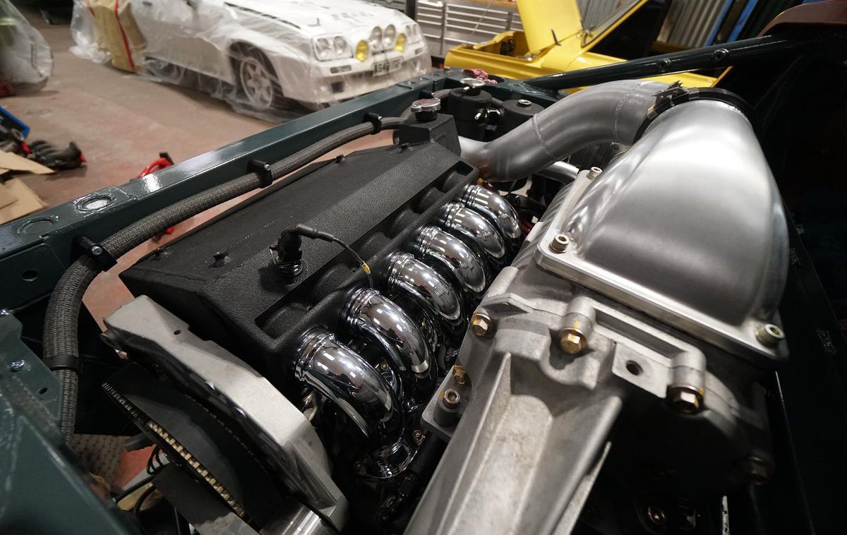 retropowercars's tweet image. The Stratos has been the focus of frenzied attention these last two weeks, and the upshot is we’re pleased to report that the end is in sight - the end of its supercharger/chargecooler installation at any rate! #retropower #retropowercars #restomod #lanciastratos #supercharged