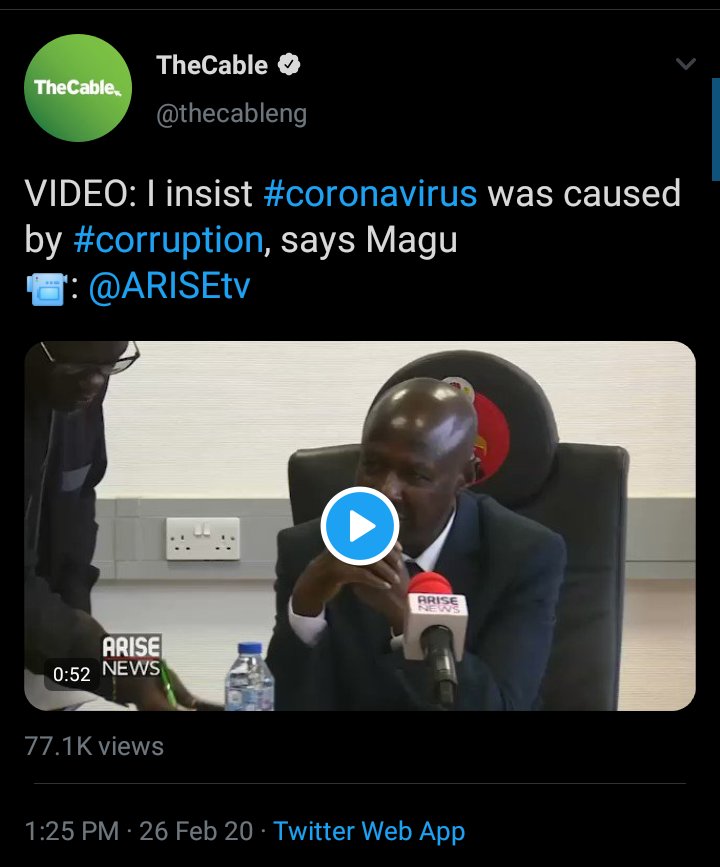 When are they going to arrest Magu for propagating fake news? When is the EFCC going to arrest themselves for being merchants of fake news?Hundreds of govt sponsored BMC  @s tweet  #fakenews every second on this platform, but, they turn a blind eye to it!