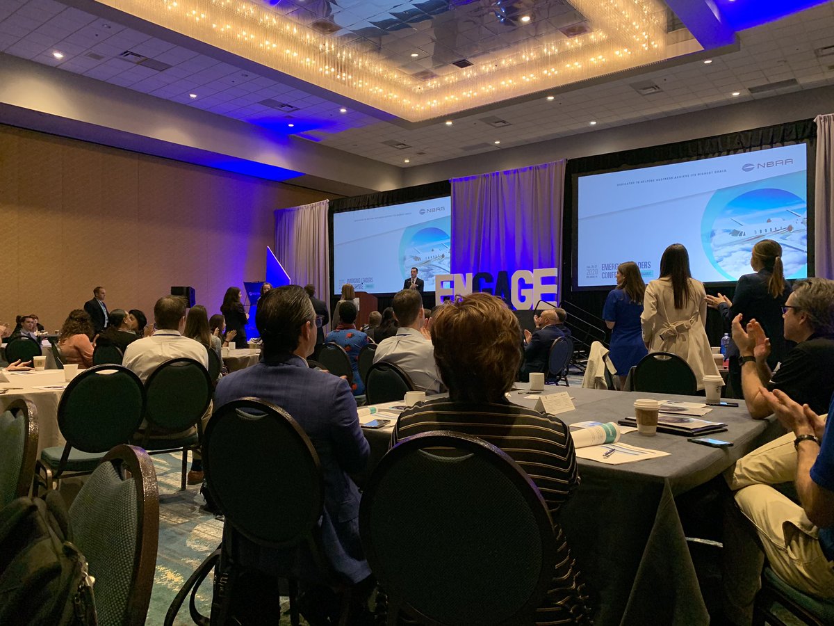 1flybymike's tweet photo. Thrilled for the launch of @NBAA’s inaugural Emerging Leaders Conference this morning! #ELC2020 #NBAAYoPro #enGAge https://t.co/WnG8OANV2x