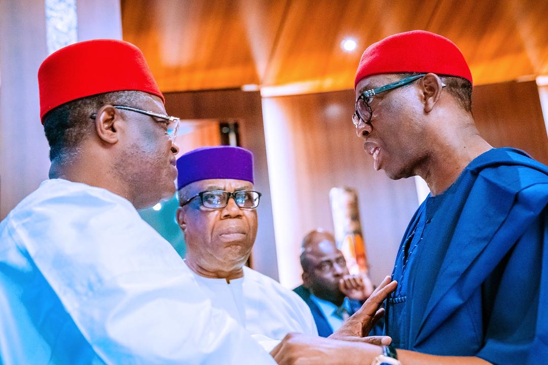 Currently attending the National Economic Council (NEC) meeting presided over by Vice President <a href="/ProfOsinbajo/">Prof. Yemi Osinbajo</a>, at the State House, Abuja. 

The council is chaired by the Vice President, with membership drawn from Governors of the 36 states, the FCT Minister &amp; <a href="/cenbank/">Central Bank of Nigeria</a> Gov.