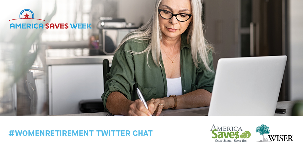 firstcomcu's tweet photo. Tune in today, at 2 pm, for Women's Institute for a Secure Retirement (@WISERwomen) and America Saves (@AmericaSaves) twitter chat on #WomensRetirement.
#cuTHRIVE #cuSTRONG #AmericaSavesWeek #ASW2020 #Save2Retire #LVSaves https://t.co/AajjvV7q06