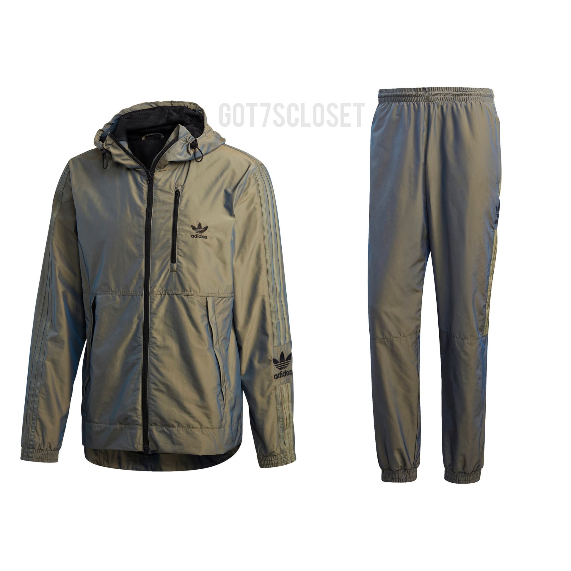adidas liquid metal windbreaker