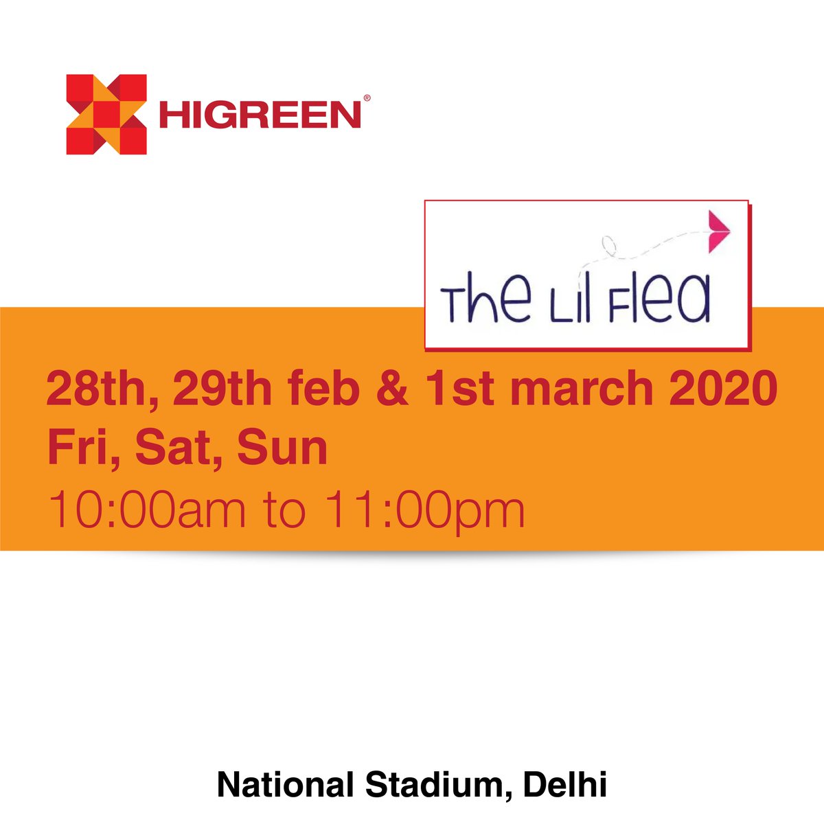 higreen_dehy's tweet image. Turn that Friday into a Fri-yay!
@TheLilFlea Delhi edition is happening this weekend.
Come &amp;amp; grab your favourites from our wide range of products. #TheLilFlea #Delhi #3daysofhappiness #higreen #natural #nutritional #organic #healthy #fitnessfood #wellness #munchies #weekendfun