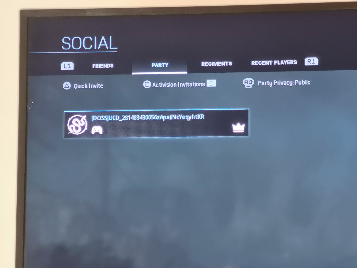 PointyChin's tweet photo. @CallofDuty What's happened here? After most recent update my name changed to this https://t.co/D04pPHLqsE