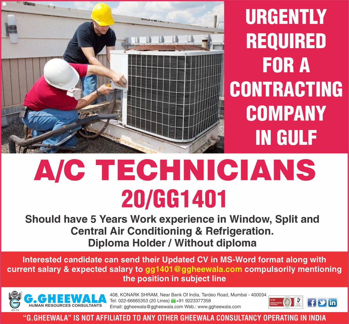 ggheewala1's tweet photo. #Air_Condition_Technician #A_C #Air_Condition #Technicians #Window_AC #Split_AC #Central_AC #Refrigeration_Technician #Refrigeration #Refrigerator_Technician #Refrigerator #Diploma #Gulf #GCC #Saudi_Arabia #KSA #Gulf_Job #Jobs #Abroad_Job https://t.co/9RAOzQfryX