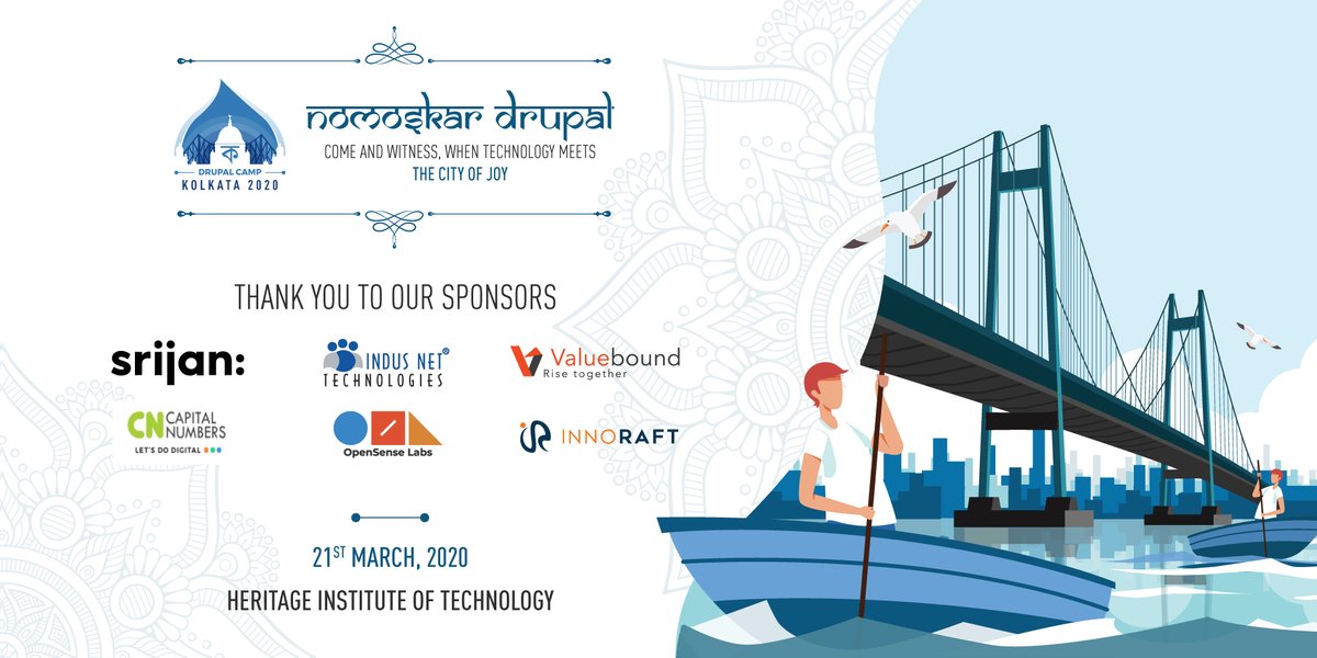 DCK is on a high with 2 more IT companies confirming as sponsors just now! And we thank them for their immense support - <a href="/Srijan/">Srijan | A Material+ Company</a> and <a href="/valuebound/">Valuebound</a>
We are into our last phase of closing the sponsorship, do not waste more time and become a sponsor now.
#drupal #drupalcamp #dck2020