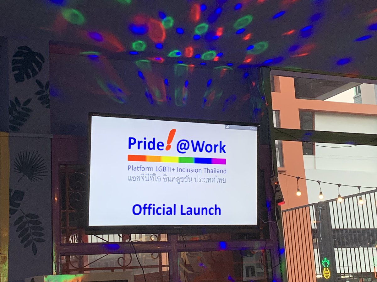 Lovita_Ram's tweet photo. Glad to be part of the first ever #Pride@Work network in Bangkok promoting #LGBTI+#Inclusion at the workplace in Thailand https://t.co/Yxe0pK6BVs