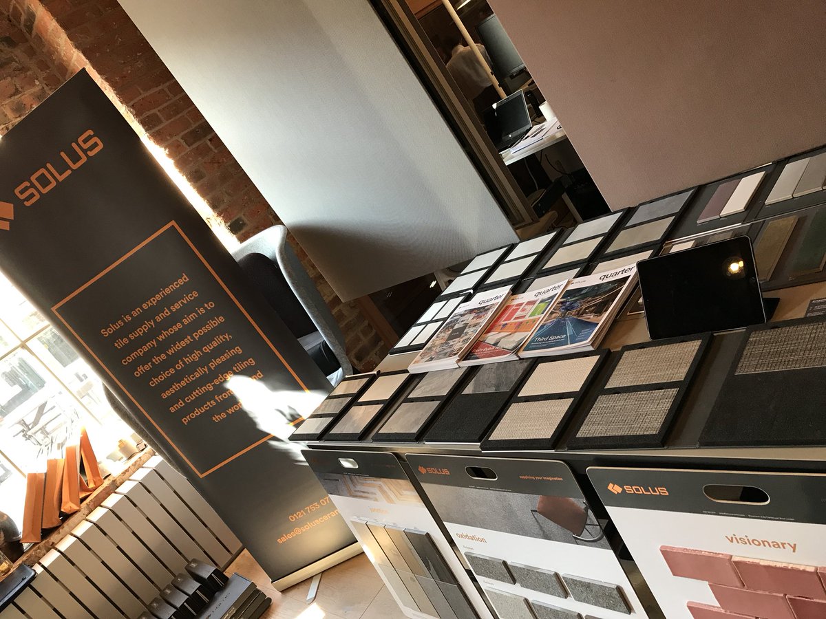 Thank you Solus for great demo at GSF today <a href="/solus/">Claire Roche</a> #tiles #interiors #leeds #architects #projects <a href="/SolusCeramics/">Solus</a> <a href="/S_Broadstock/">SouthernsBroadstock</a>