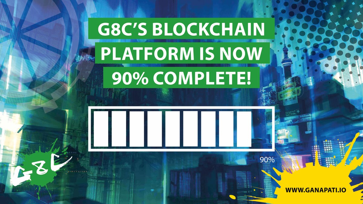 Our G8C blockchain platform is almost complete. Brace yourselves for our brand new, game-changing iGaming technology!

#G8C #Stablecoin #Blockchain #iGaming