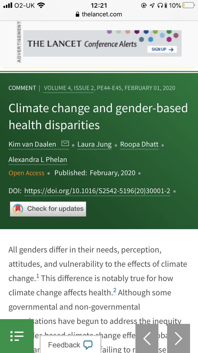 womeninGH's tweet photo. “Like gender diversity, human health has traditionally been neglected in the climate change discourse”. 

Our commentary on climate change &amp; gender diversity is out today in @TheLancetPlanet!! 

Full text: https://t.co/AmIk4u7eax https://t.co/uBtUh1lUpV