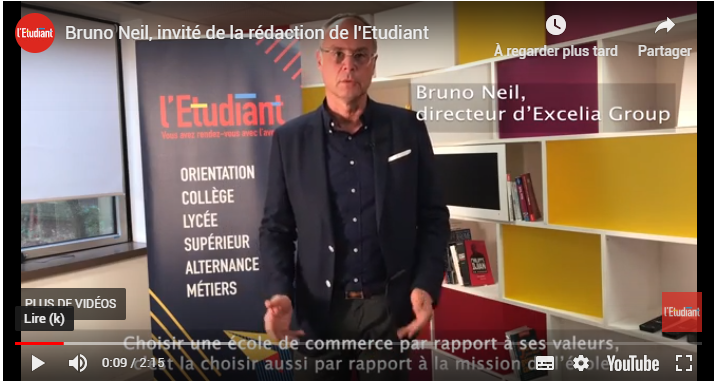 ExceliaGroup's tweet photo. [📰 VU DANS LA PRESSE] Comment choisir une #école en fonction de ses #valeurs ? @letudiant donne la parole à Bruno NEIL, Directeur Général #ExceliaGroup

Voir la vidéo➡️https://t.co/tTrKozIwZk

#BusinessSchool #EcoleDeCommerce #OrientationPostbac #RSE #DevDurable #éthique https://t.co/9cgHLhrcnH