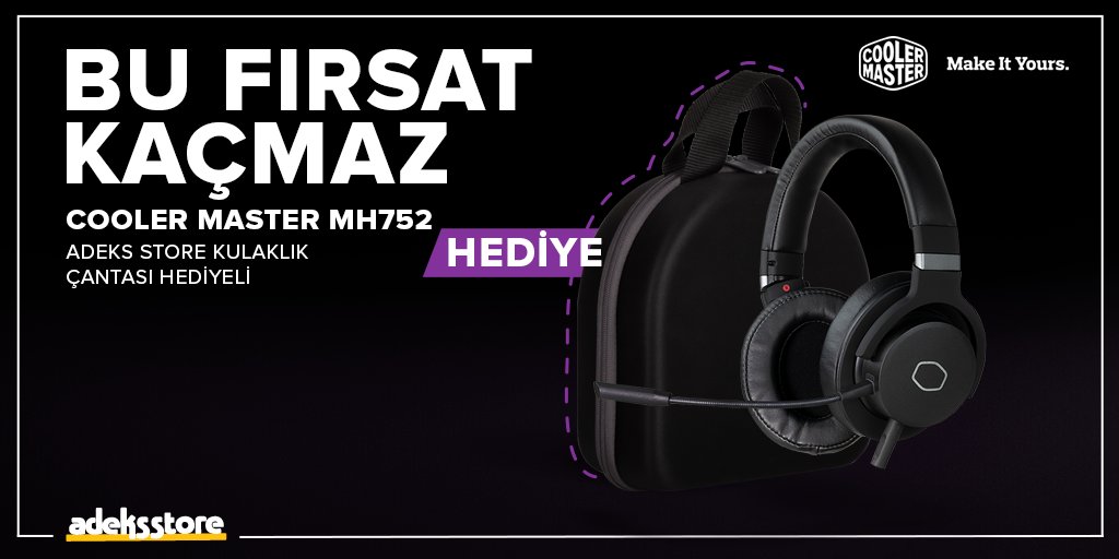 MH752 alan herkese kulaklık taşıma çantası AdeksStore'dan hediye... 🥳🥳

<a href="/coolermastertr/">Cooler Master Türkiye</a> 
#adeksstore #adeks #gamig #gamer #videogames #games #game #fortnite #twitch #pc #gaming #kulaklık #pcgaming #gta #videogame  #streamers #streaming #headphones