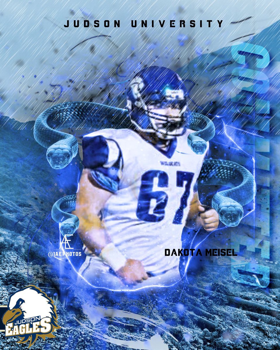 Meisel_55's tweet photo. Blessed to announce that I am committed to @judsonufootball, I am super excited to have the chance play ball at the next level!! Can’t wait to see what my future brings! @OshkoshWestFB @CoachNewJudsonU @PlayBookAthlete @CoachPapJudsonU @KyleJenkins57 @OshkoshWestLine https://t.co/wqz4WlrIO6