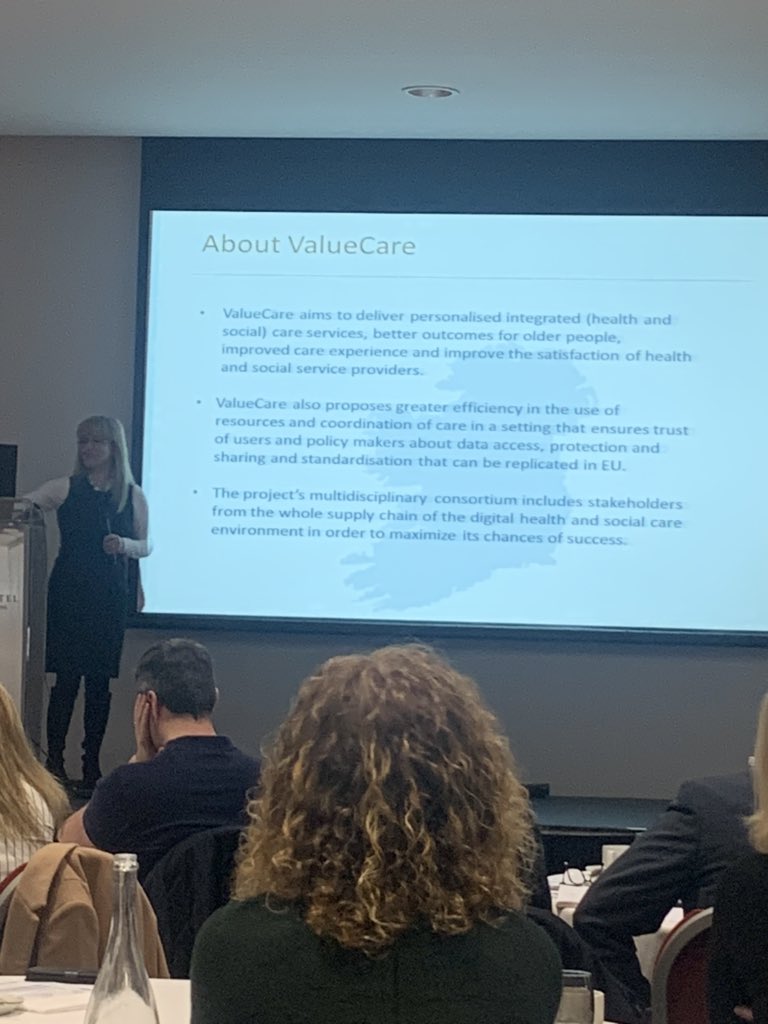 Our new project <a href="/ValueCare_eu/">ValueCare</a> being presented by <a href="/AinemCarroll/">Aine Carroll</a> who is leading the Cork/Kerry case study site - #ValueCare will deliver personalised #integratedcare services and better outcomes for older people #ICPOP