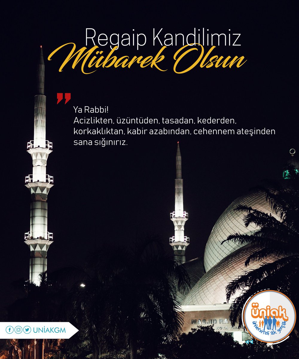 #RegaipKandili miz Mübarek Olsun.