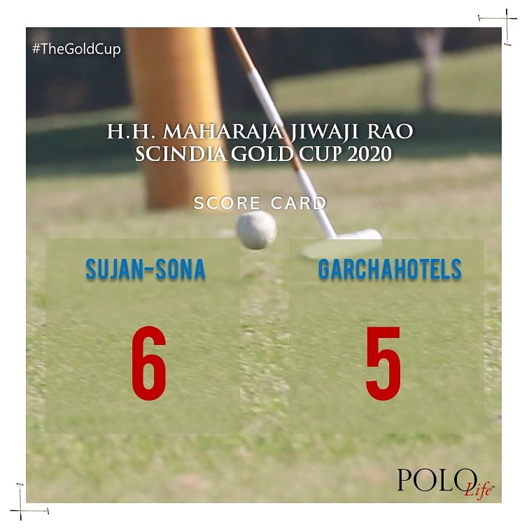 APOLOLIFE's tweet photo. SCORE CARD | Day 3 | H.H. MAHARAJA JIWAJI RAO SCINDIA GOLD CUP 2020 | Sujan-Sona VS. Garcha Hotels.

#PoloLife #SpringPolo #TheGoldCup #ScindiaGoldCup #Polo2020 #DelhiSpringPolo #FebruaryPolo #PoloSport #PoloLifestyle #Lifestyle #IndianPolo #PoloIndia #DelhiEvents #DelhiPolo https://t.co/7QZHYx2QJt