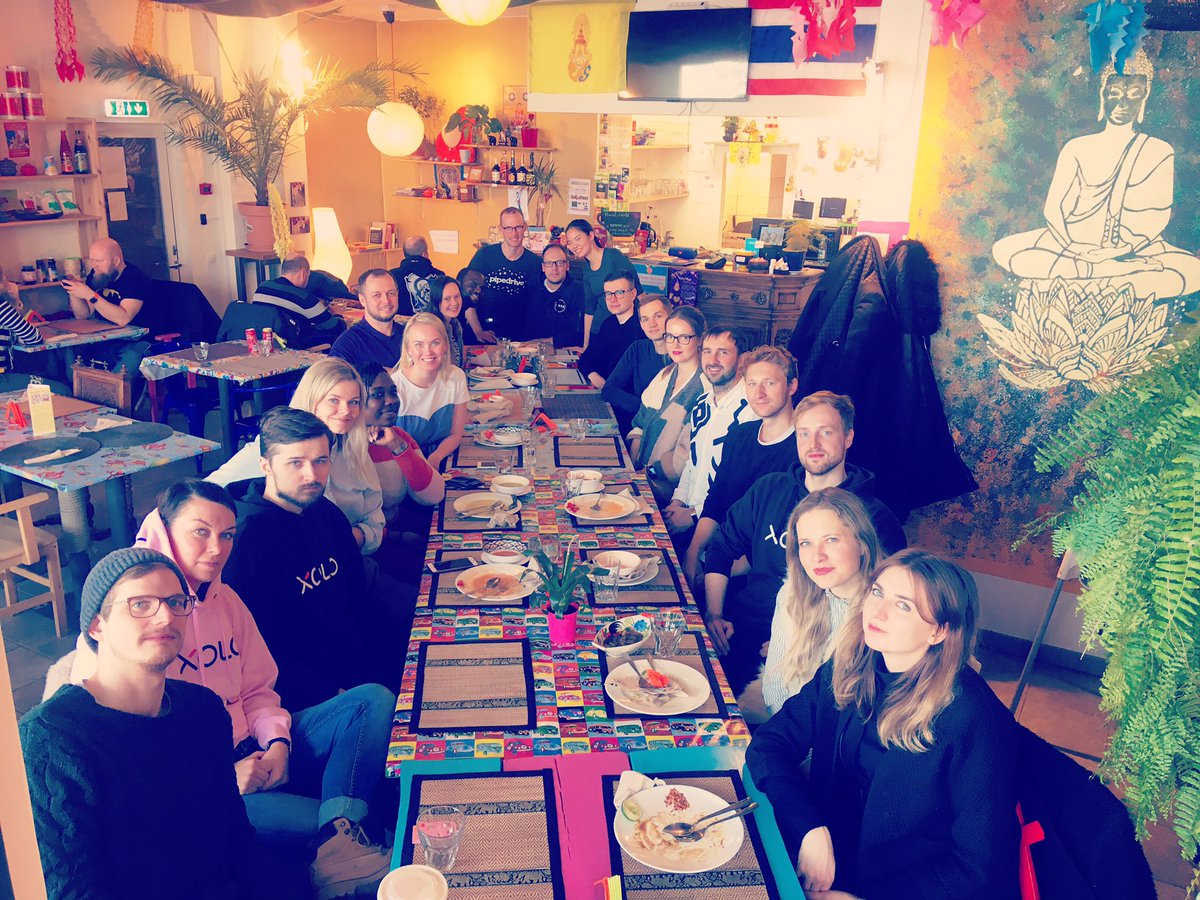 “A place is only as good as the people in it. It’s the people that make the place.” - Pittacus Lore
.
#NikkiInEstoniaPart2 #friends #friendship #teammates #memories #goodtimes #VeryThai #ButsabasKitchen #VeryVegan #Tallinn #Estonia #friendshipgoals