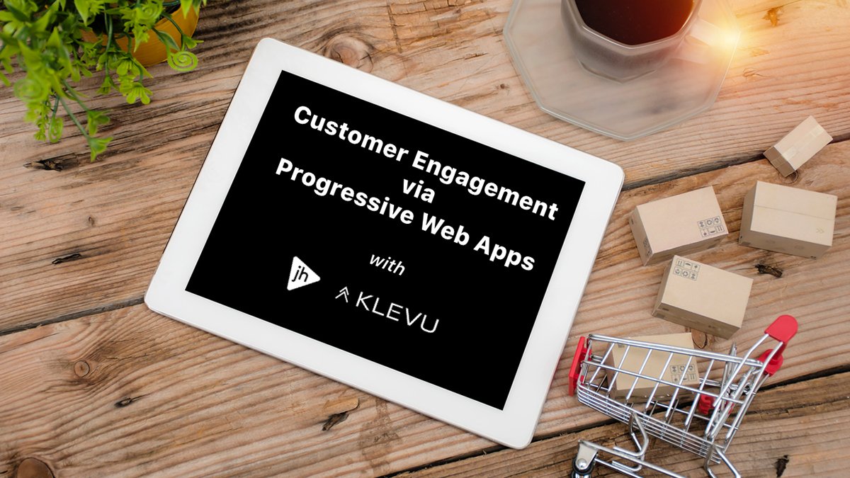 KlevuAI's tweet image. WEBINAR alert: 10 minutes and counting... Register here: hubs.ly/H0ncbG50 #PWA  #online #retail #webinar @wearejh and @klevusearch 
#devops #ecommerce #retail #implemention #search #UX #london #cro

- Amy